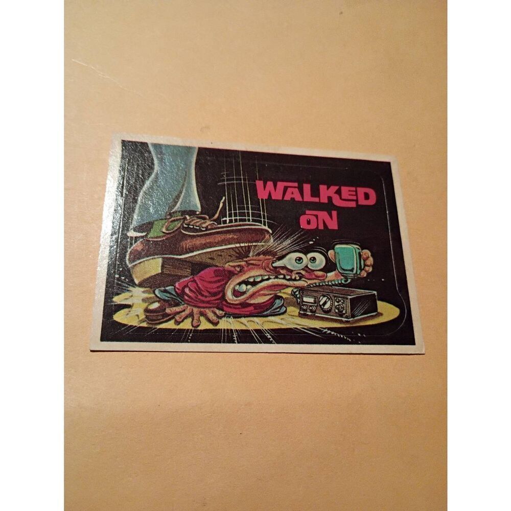 Vintage 1978 Donruss CB Convoy Sticker Trading Card CB Dictionary Walked On